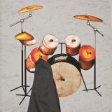 Haku Wandgarderobe "Schlagzeug" aus Metall in...