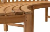 Lesli Living Teak Gartenbank "Round"