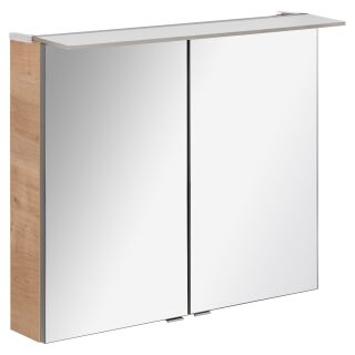 Fackelmann Spiegelschrank  80 cm "B.Perfekt" Ast-Eiche