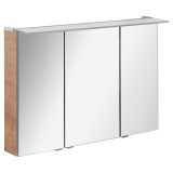 Fackelmann Spiegelschrank 100 cm "B.Perfekt" Ast-Eiche