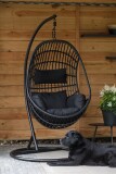 Lesli Living Indoor & Outdoor Beistelltisch "Rafael" Schwarz ø 45 cm