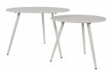 Lesli Living Indoor & Outdoor Beistelltisch "Rafael" Weiß ø 60 cm