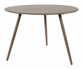 Lesli Living Indoor & Outdoor Beistelltisch "Rafael" Taupe ø 60 cm