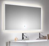 LED Spiegel 140 x 60 cm mit Touch Bedienung