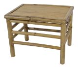 Lesli Living Indoor & Outdoor Beistelltisch Hocker im 3er-Set "Bambus"