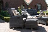 Lesli Living Loungehocker "Soho Forte" grau-anthrazit/hellgrau