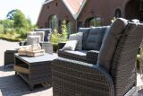 Lesli Living Loungehocker "Soho Forte" grau-anthrazit/hellgrau