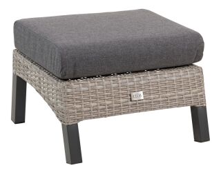 Lesli Living Loungehocker "Treviso Brick" grau/anthrazit