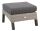 Lesli Living Loungehocker "Treviso Brick" grau/anthrazit