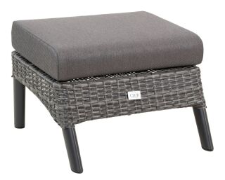 Lesli Living Loungehocker "Florence Forte" grau/anthrazit/dunkelgrau