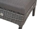 Lesli Living Loungehocker "Florence Forte" grau/anthrazit/dunkelgrau