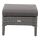 Lesli Living Loungehocker "Florence Forte" grau/anthrazit/dunkelgrau