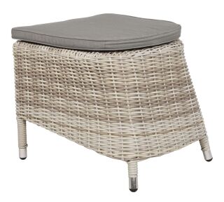 Lesli Living Fußhocker "Soho Beach" natur-beige/taupe