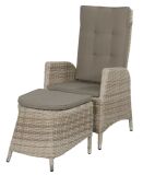 Lesli Living Fußhocker "Soho Beach" natur-beige/taupe