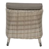 Lesli Living Fußhocker "Soho Beach" natur-beige/taupe