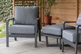 Lesli Living Loungehocker "Mai Tai" anthrazit/grau